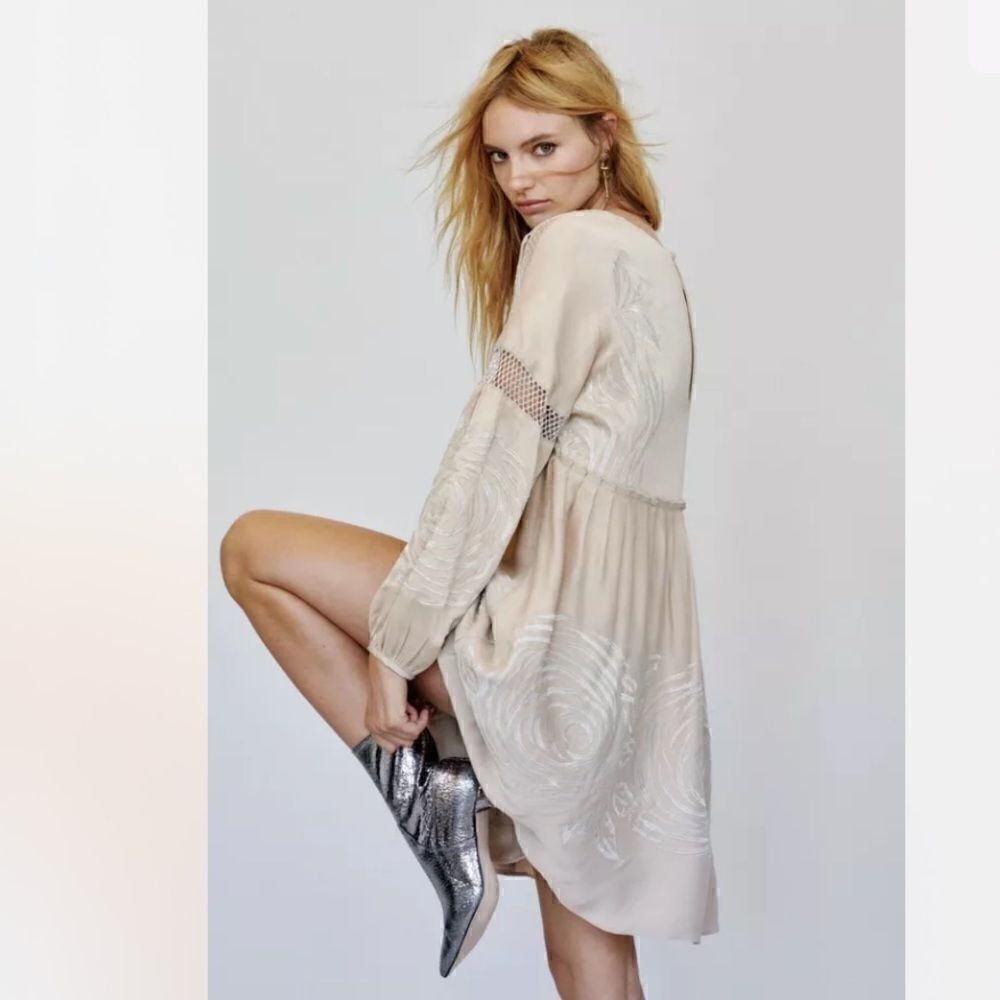 Free people Starlight Mini Dress Size SP - Picture 3 of 4